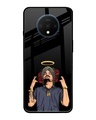 Shop Punjabi Singer Poster Premium Glass Case for OnePlus 7T (Shock Proof, Scratch Resistant)-Front