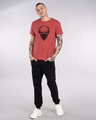Shop Punk Skull Half Sleeve T-Shirt-Full
