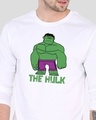 Shop Puny Hulk Men's Printed Full Sleeve T-Shirt-Front