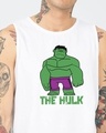 Shop Puny Hulk Men's Printed Round Neck Vest-Front