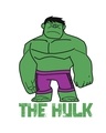 Shop Puny Hulk Men's Printed Round Neck Vest