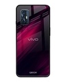 Shop Razor Printed Premium Glass Cover for Vivo V19 (Shock Proof, Lightweight)-Front