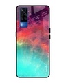 Shop Aura Printed Premium Glass Cover for Vivo Y51 2020 (Shock Proof, Lightweight)-Front