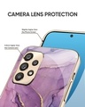Shop Purple Gold Marble Metallic Gold Premium Glass Case for Apple iPhone 14 Pro-Design
