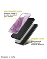 Shop Purple Gold Marble Premium Glass Case for OnePlus 8 (Shock Proof, Scratch Resistant)-Design