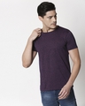 Shop Purple Half Sleeve Grindle T-Shirt-Front