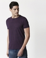 Shop Purple Half Sleeve Grindle T-Shirt-Design