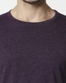 Shop Purple Half Sleeve Grindle T-Shirt