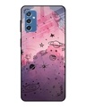 Shop Space Doodles Printed Premium Glass Cover for Samsung Galaxy M52 5G(Shock Proof, Lightweight)-Front