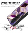 Shop Purple Rhombus MarblePremium Glass Case for Samsung Galaxy Z Fold4 5G(Shock Proof,Scratch Resistant)-Design