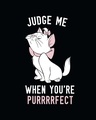 Shop Purrfect Cat Half Sleeve T-shirt For Women's