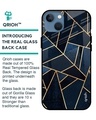 Shop Abstract Tiles Glass Case For Iphone 13-Back
