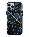 Shop Abstract Tiles Glass Case For Iphone 13 Pro Max-Front