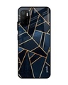 Shop Abstract Tiles Glass Case For Poco M3 Pro-Front