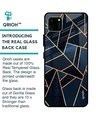 Shop Abstract Tiles Glass Case For Realme C11-Back