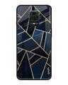 Shop Abstract Tiles Glass Case For Redmi Note 9 Pro-Front