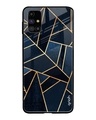 Shop Abstract Tiles Glass Case For Samsung Galaxy M31s-Front