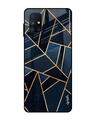 Shop Samsung Galaxy M51 Abstract Tiles Glass Case-Front