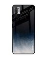 Shop Black Aura Glass Case For Redmi Note 10t 5g-Front