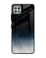 Shop Black Aura Glass Case For Samsung Galaxy A22 5g-Front
