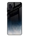 Shop Black Aura Glass Case For Samsung Galaxy A31-Front