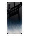 Shop Black Aura Glass Case For Samsung Galaxy A50-Front