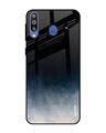 Shop Black Aura Glass Case For Samsung Galaxy M40