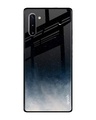 Shop Black Aura Glass Case For Samsung Galaxy Note 10-Front
