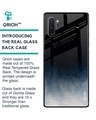 Shop Black Aura Glass Case For Samsung Galaxy Note 10 Plus-Back