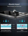 Shop Black Aura Samsung Galaxy S21 Ultra Premium Glass Case (Gorilla Glass & Shockproof Silicone)-Full