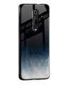 Shop Black- Blue Aura Xiaomi Redmi K20 Pro Premium Glass Case (Rubber Edges)