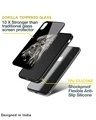 Shop Black Brave Lion Printed Premium Glass Cover For (Apple Iphone 7 Plus)-Full