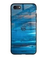Shop Blue Patina Finish Printed Premium Glass Cover For (Apple Iphone 7)-Front