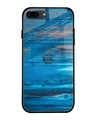 Shop Blue Patina Finish Printed Premium Glass Cover For (Apple Iphone 7 Plus)-Front