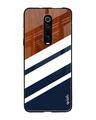 Shop Xiaomi Redmi K20 Pro Bold Stripes Glass Case-Front