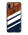 Shop Xiaomi Redmi Note 7s Bold Stripes Glass Case-Front