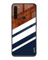 Shop Xiaomi Redmi Note 8 Bold Stripes Glass Case-Front