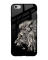 Shop Brave Lion Glass Case For Iphone 6 Plus-Front