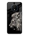 Shop Brave Lion Glass Case For Oneplus 7t-Front