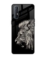 Shop Brave Lion Glass Case For Oppo Reno 3 Pro-Front