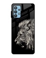 Shop Brave Lion Glass Case For Samsung Galaxy A32-Front