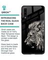 Shop Brave Lion Glass Case For Samsung Galaxy A70-Back