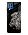 Shop Brave Lion Glass Case For Samsung Galaxy F22-Front