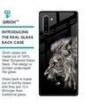 Shop Brave Lion Glass Case For Samsung Galaxy Note 10-Back