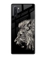 Shop Brave Lion Glass Case For Samsung Galaxy Note 10 Plus-Front