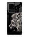 Shop Brave Lion Glass Case For Samsung Galaxy S20 Ultra-Front
