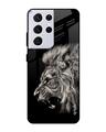 Shop Brave Lion Glass Case For Samsung Galaxy S21 Ultra-Front