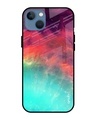 Shop Colorful Aura Glass Case For Iphone 13-Front