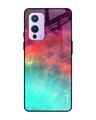 Shop Oneplus 9 Colorful Aura Glass Case-Front