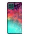 Shop Colorful Aura Glass Case For Samsung Galaxy F62-Front